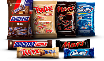 «Snickers» / «Twix» / «Mars» / «MilkyWay»   