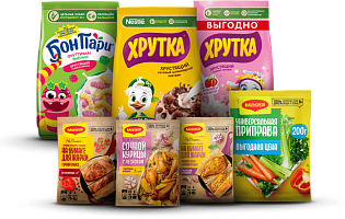 Готовый завтрак «Хрутка», «Бонпари» / Приправа «Maggi»